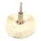 Forney Buffing Wheel, Cotton, 1-1/2 in x 1/8 in Shaft 60204 - alternate 1